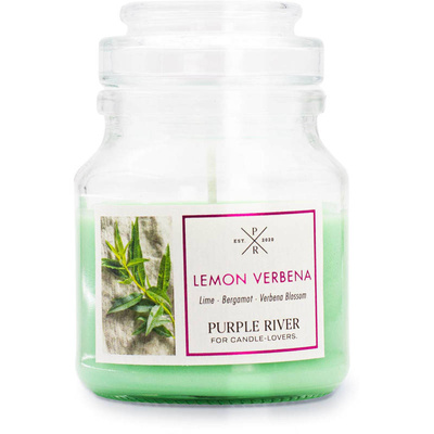 Purple River bougie parfumée de soja 113 g - Lemon Verbena