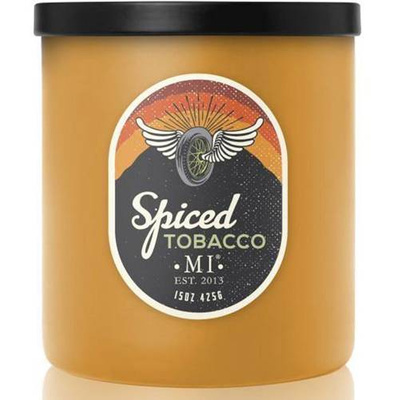 Sójová vonná sviečka pre mužov Spiced Tobacco Colonial Candle