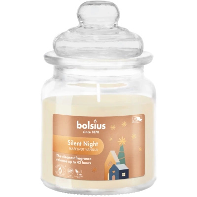 Bolsius True Glow Kalėdų kvapo žvakė 129/79 mm Tyli naktis