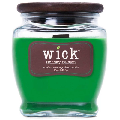 Natalizia candela profumata di soia stoppino di legno Colonial Candle Wick - Holiday Balsam