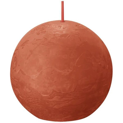 Bolsius Rustic 76 mm sphere candle - Earthy Orange