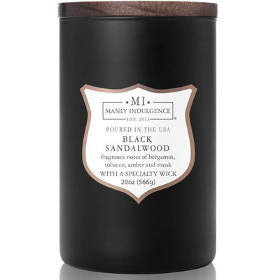 Sójová vonná sviečka pre mužov Black Sandalwood Colonial Candle