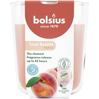 Bolsius True Scents geurkaars 97/83 mm - Perzik