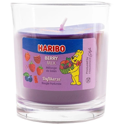 Doftljus i glas Haribo 135 g - Berry Mix