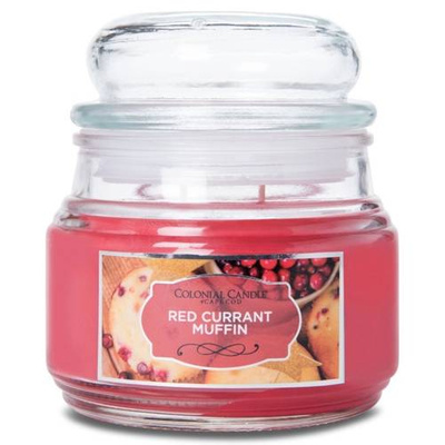 Colonial Candle moyenne bougie parfumée 9 oz 255 g Pot terrasse - Red Currant Muffin
