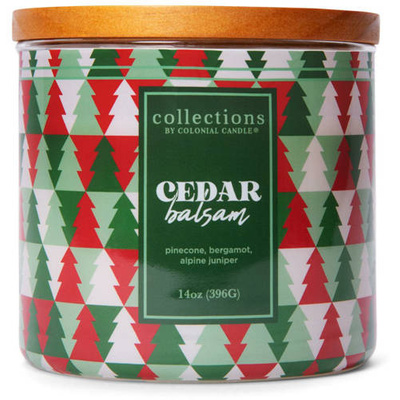 Świąteczna świeca zapachowa Cedar Balsam Colonial Candle