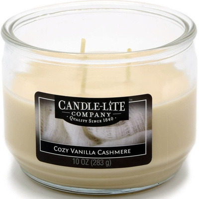 Geurkaars natuurlijke met 3 lonten Candle-lite Everyday 283 g - Cozy Vanilla Cashmere
