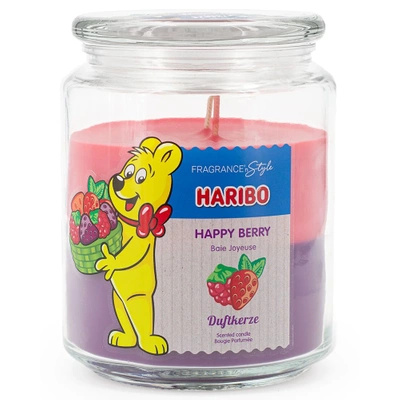 Candela profumata Haribo 2in1 510 g - Happy Berry