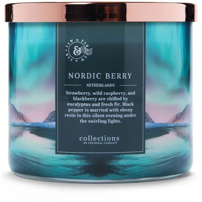Colonial Candle Travel vela perfumada de soja - Nordic Berry