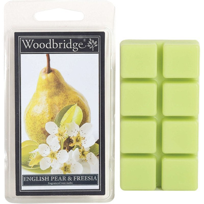 Wosk zapachowy Woodbridge frezja gruszka 68 g - English Pear Freesia