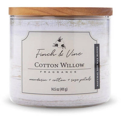 Candela profumata alla soia Cotton Willow Colonial Candle