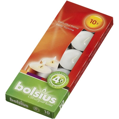 Bolsius tealights in a box of 10 pcs