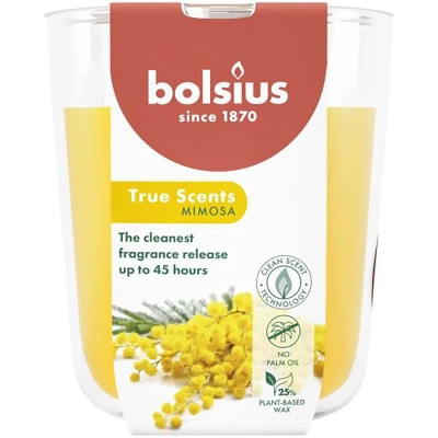 Bolsius True Scents geurkaars 97/83 mm - Mimosa