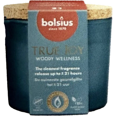 Bolsius True Joy geurkaars 66/83 mm - Woody Wellness