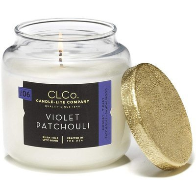 Bougie parfumée en verre Candle-lite CLCo - No. 06 Violet Patchouli