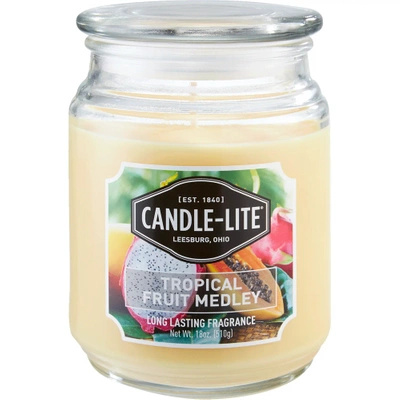 Bougie parfumée naturelle Candle-lite Everyday 510 g - Tropical Fruit Medley