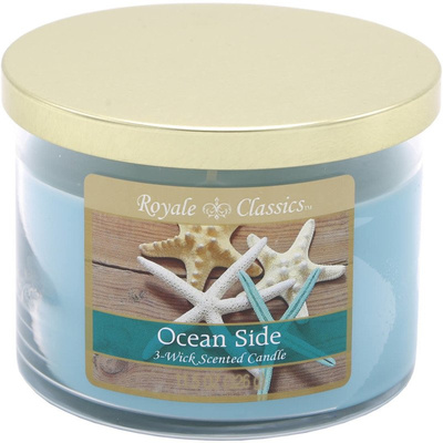 Bougie parfumée 3 mèches Candle-lite Royale Classics - Ocean Side