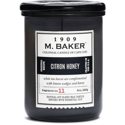 Sojadoftljus apoteksburk 226 g Colonial Candle M Baker - Citron Honey