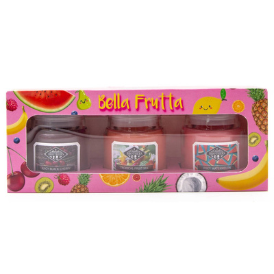 Candle set soy scented three pieces 85 g Candle Brothers - Bella Frutta