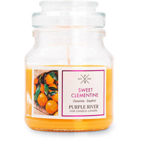 Kvepianti sojų žvakė Sweet Clementine Purple River 113 g