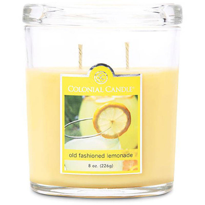 Colonial Candle medium scented oval jar candle 8 oz 226 g - Old Fashioned Lemonade