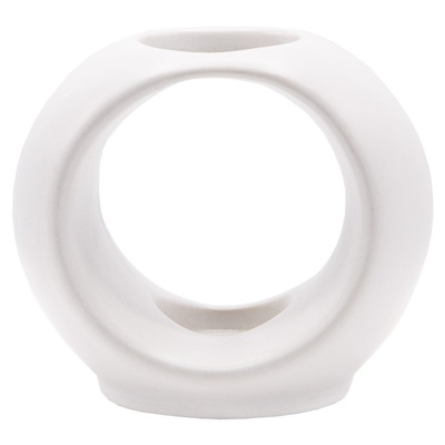 Elegante vaso in ceramica bianca per bastoncini profumati Scent Sticks Candle-lite