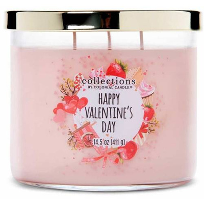 Świeca walentynkowa sojowa Colonial Candle Happy Valentine’s Day