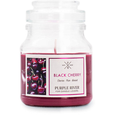 Kvepianti sojų žvakė Black Cherry Purple River 113 g
