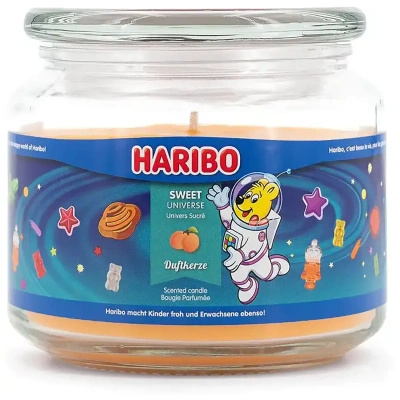 Haribo geurkaars in glas 300 g - Sweet Universe