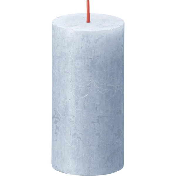 Bolsius Rustic vela tocón 100/50 mm - Azul cielo