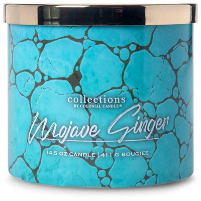 Colonial Candle Desert Collection sojų kvapioji žvakė stiklinėje 3 dagčiai 14,5 uncijos 411 g - Mojave Ginger