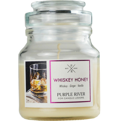 Sójová vonná sviečka Whiskey Honey Purple River 113 g