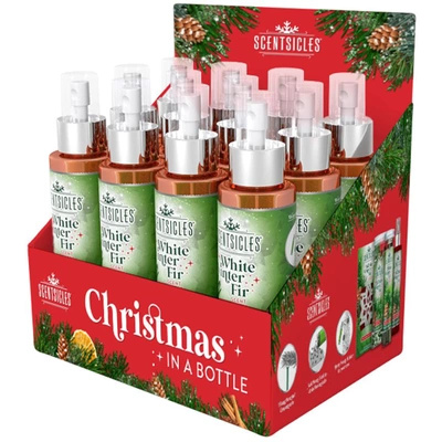 Scentsicles Display zbiorczy mgiełki zapachowe do pomieszczeń White Winter Fir 12 szt