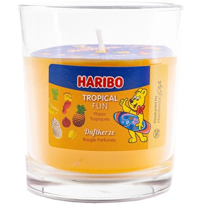 Geurkaars in glas Haribo 135 g - Tropical Fun