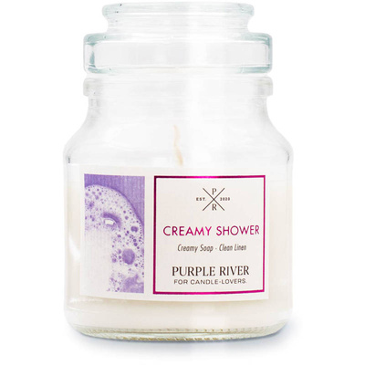 Soja geurkaars Creamy Shower Purple River 113 g