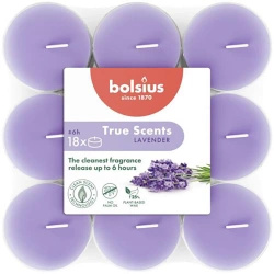 Bougies chauffe-plat parfumées 18 pièces en polycarbonate