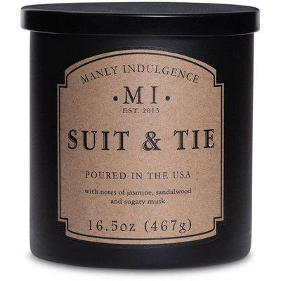 Bougie parfumée au soja pour homme Colonial Candle - Suit and Tie