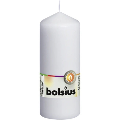 Bolsius bougie de souche 150/58 mm - Blanc