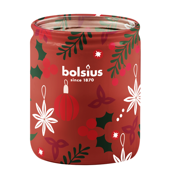 Bolsius True Glow Kerst Geurkaars 82/68 mm - Merry Moments