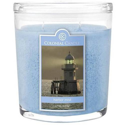 Stort ovalt doftljus Colonial Candle 623 g - Harbor Mist