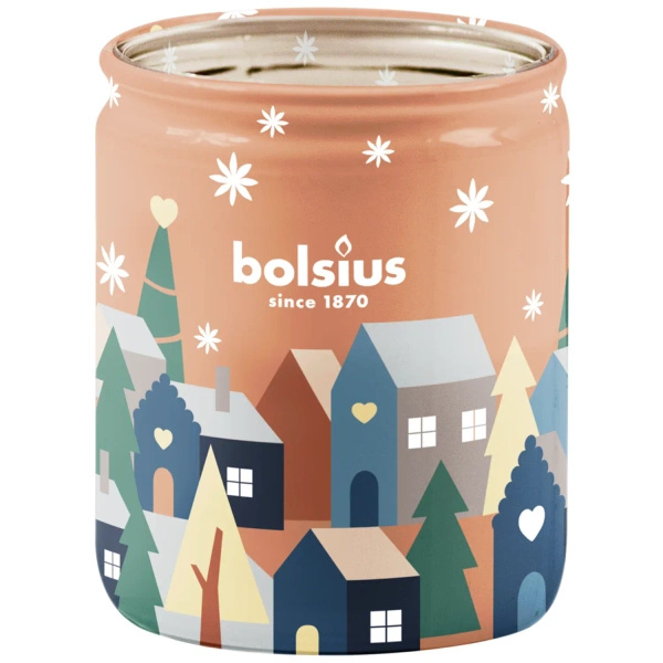Bolsius True Glow świąteczna świeca zapachowa 82/68 mm - Silent Night