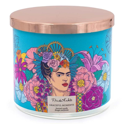 Geurkaars in glas Frida Kahlo 400 g - Graceful Moments