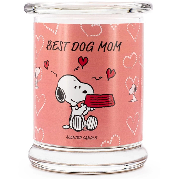 Peanuts Snoopy geurkaars in glas 250 g - Best Dog Mom