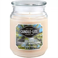 Bougie parfumée naturelle Candle-lite Everyday 510 g - Island Coconut Mahogany