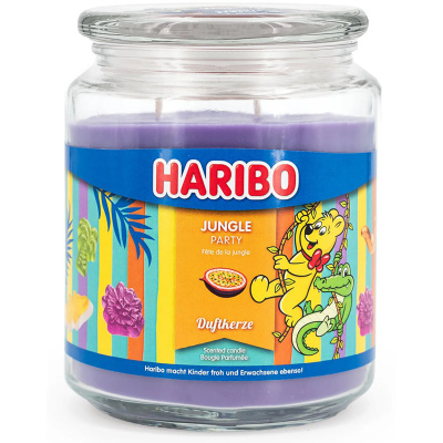 Haribo scented candle in glass 510 g - Jungle Party