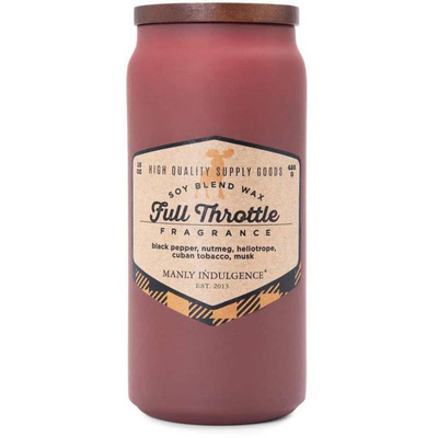 Soja geurkaars voor mannen Full Throttle Colonial Candle