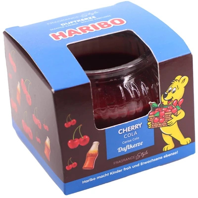 Haribo litet doftljus i en låda 85 g - Cherry Cola