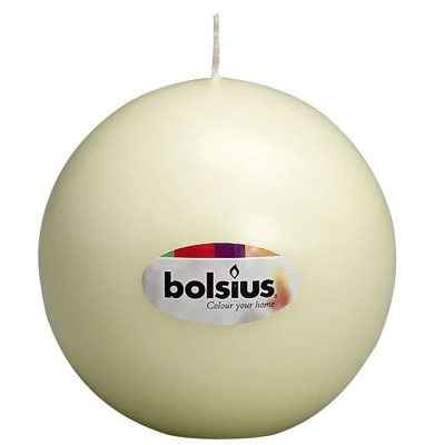 Bolsius geurloze bolkaars 70 mm - Crème