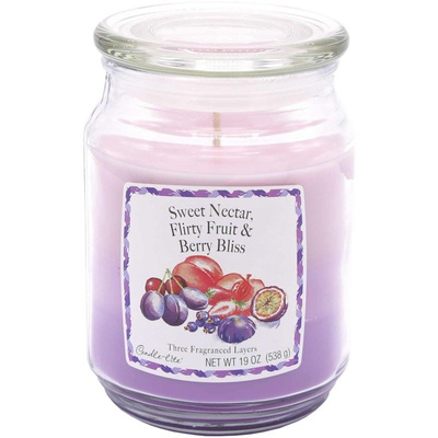 Bougie parfumée 3 en 1 grande Candle-lite - Sweet Nectar, Flirty Fruits, Berry Bliss