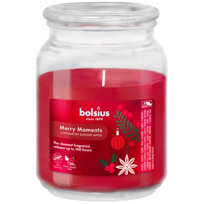 Bolsius True Glow Jul doftljus 135/100 mm Merry Moments